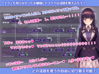 洗脳アプリで清楚なお嬢様をドスケベ調教するシミュレーションのレビュー/無料サンプル