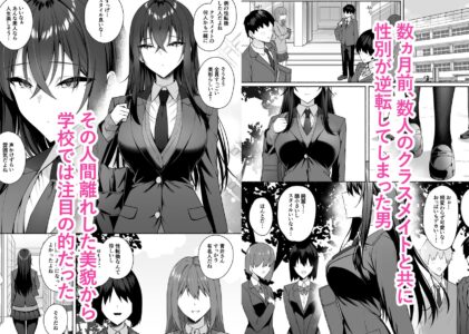 ギャルと僕が性別逆転 雌の僕と新人男子のレビュー/無料サンプル